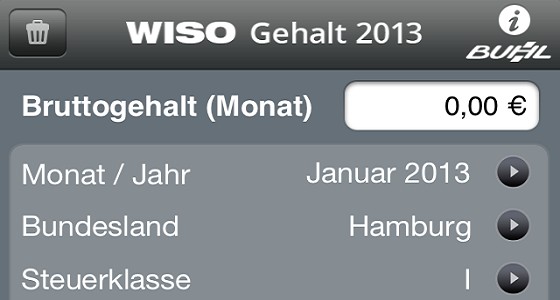 WISO Gehalt 2013 für iPhone und iPad