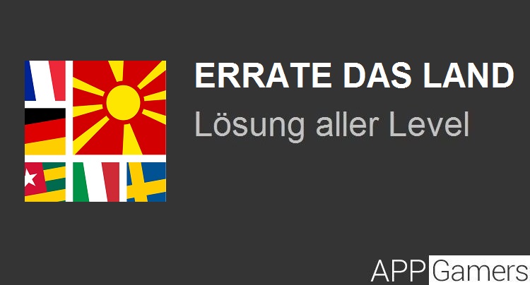 Errate das Land Lösung