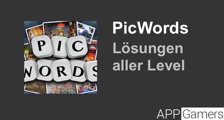 PicWords Lösung aller Level