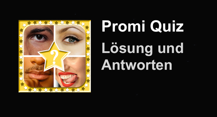 Promi Quiz Ratespiel Lösung Antworten