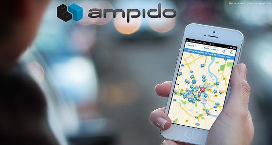 App des Tages Ampido Parkplätze vermieten finden und Geld verdienen