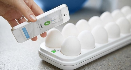 Egg Minder Gadget und App sorgen für Eier-Nachschub im Kühlschrank