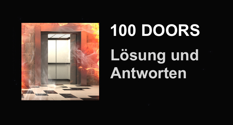 100 Doors Runaway Lösung