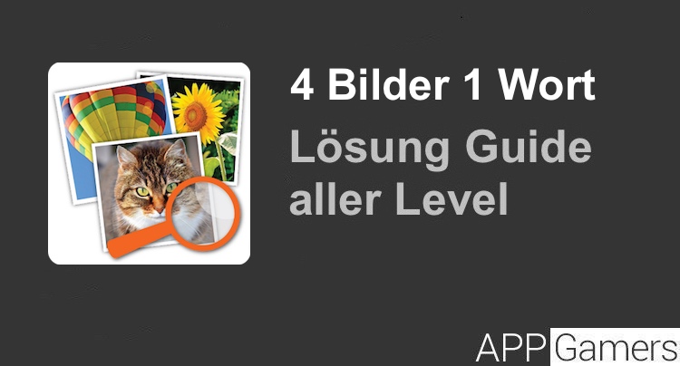 4 Bilder 1 Wort Großaufnahme