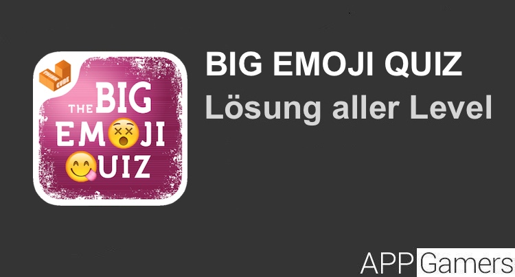 Big Emoji Quiz Lösung