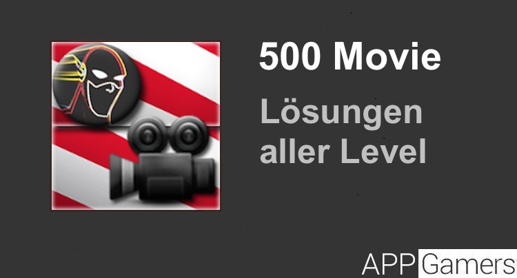 500 Movie Lösung aller Level