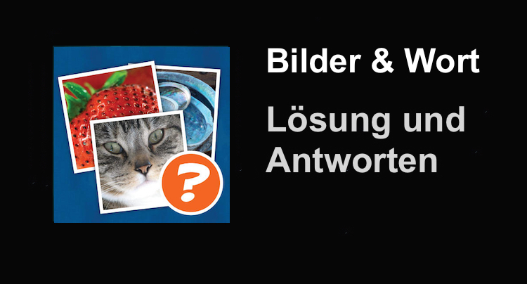 Bilder und Wort Rätsel Lösung