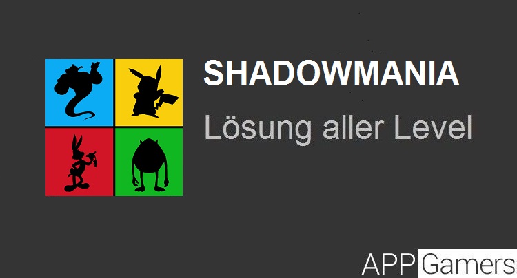 Shadowmania Lösung aller Level
