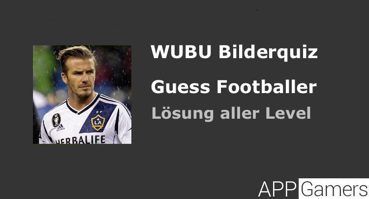 Wubu Guess The Footballer Lösung