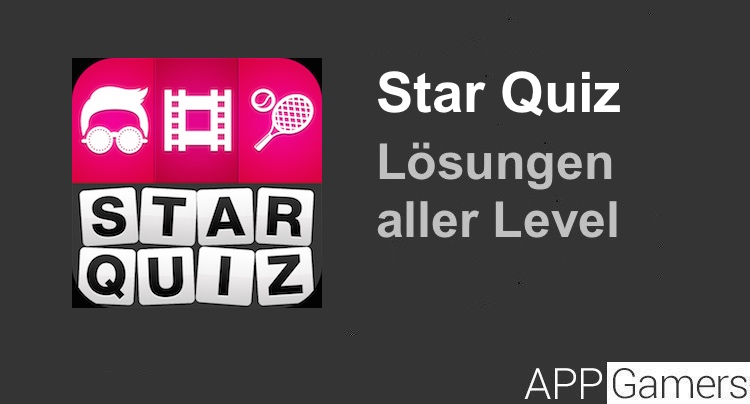 Star Quiz Lösung aller Level