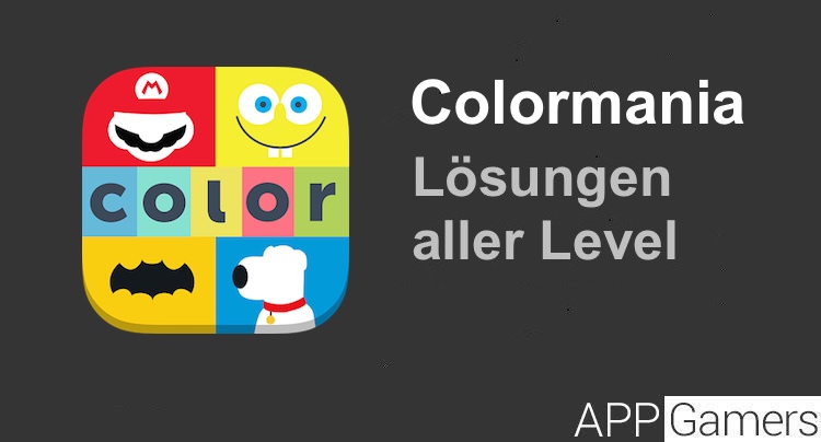 Colormania Lösung aller Level