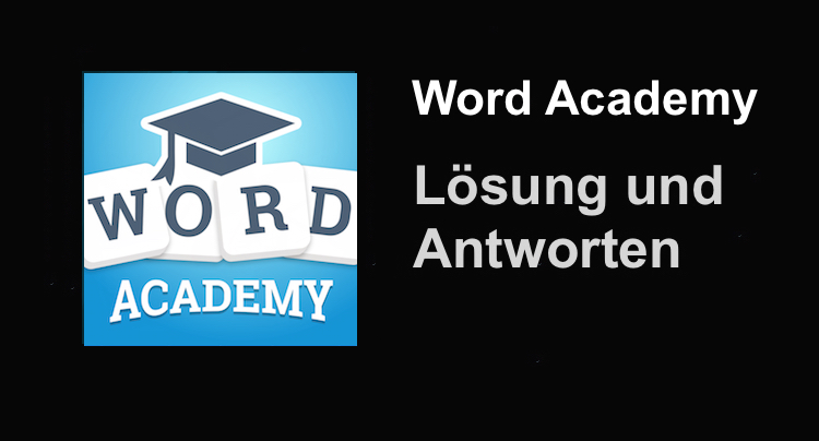 Word Academy Lösung