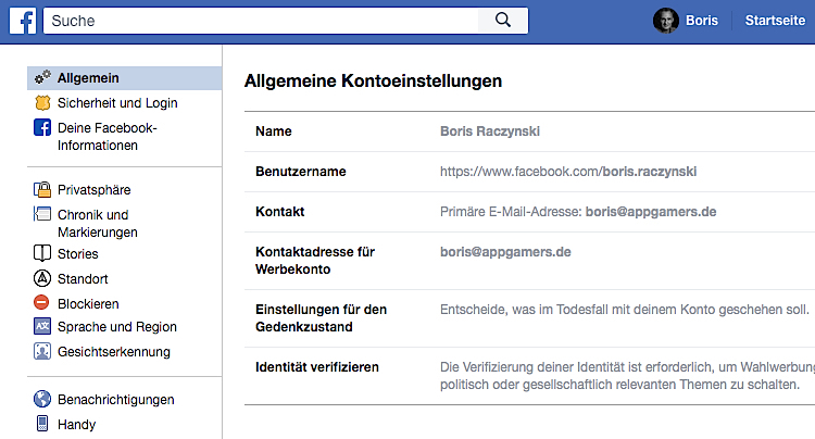 Facebook Konto Account löschen deaktivieren