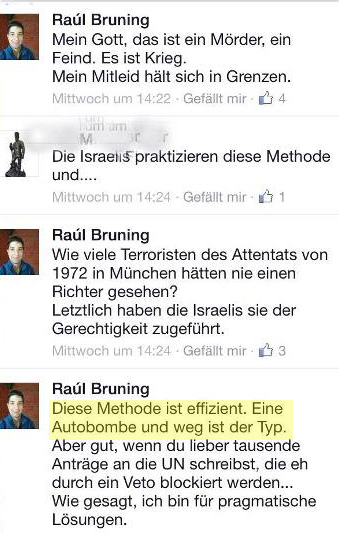 Raúl Wolfgang Bruning Facebook Twitter Hass Hetze Hasskommentar CDU Junge Union