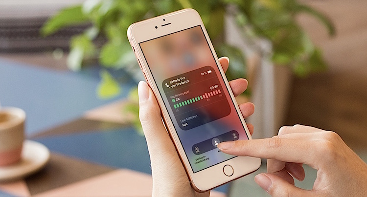 Apple iOS 14 Kopfhörer Pegel