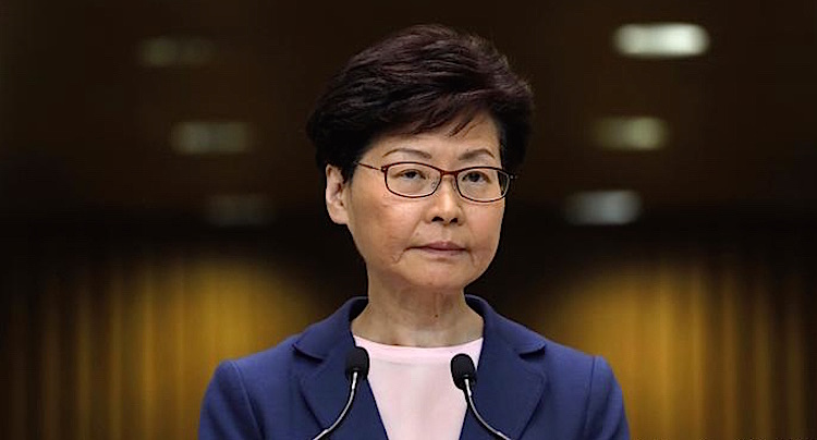 Hongkong Sicherheitsgesetz Carrie Lam Facebook