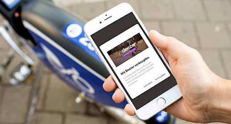 Deezer: Kooperation mit Leihrad-Service nextbike gestartet