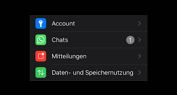 WhatsApp Nutzerkonto löschen