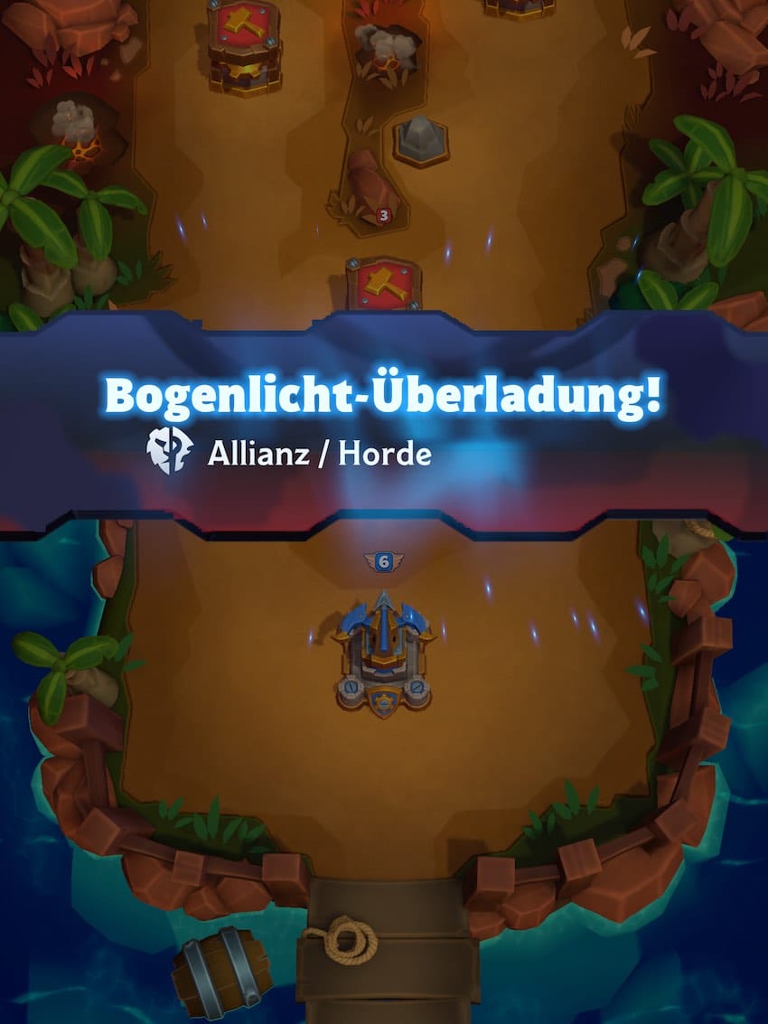 Warcraft Rumble Bogenlicht Überladung