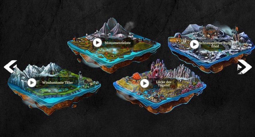 Evil Lands Windumtoste Täler Bosse in der Übersicht