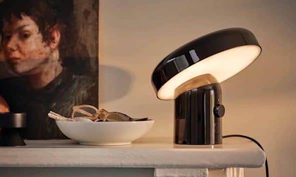 IKEA Blomprakt: Tischleuchte mit Bluetooth-Speaker