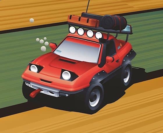 Drive Rally: Retro-Rennspiel für Apple iOS erhältlich