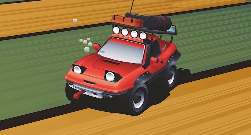 Drive Rally: Retro-Rennspiel für Apple iOS erhältlich