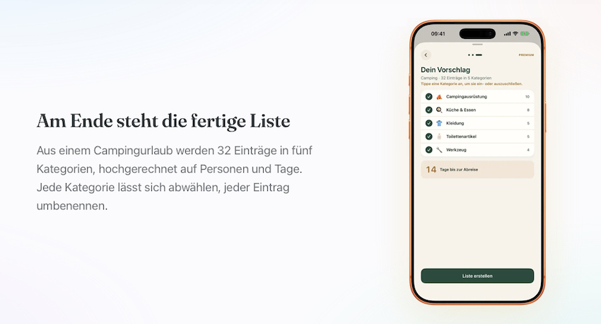 Packliste von Adams-Schönfeld hilft beim Kofferpacken
