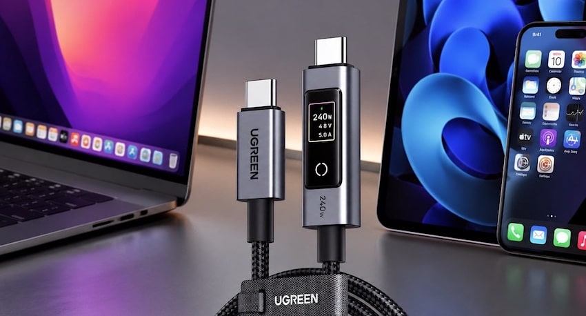 Ugreen: Neues USB-C-Kabel mit Display zeigt Leistung an