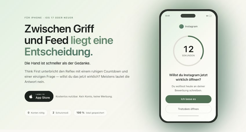 Think First: Social-Media bewusst nutzen und gesund bleiben